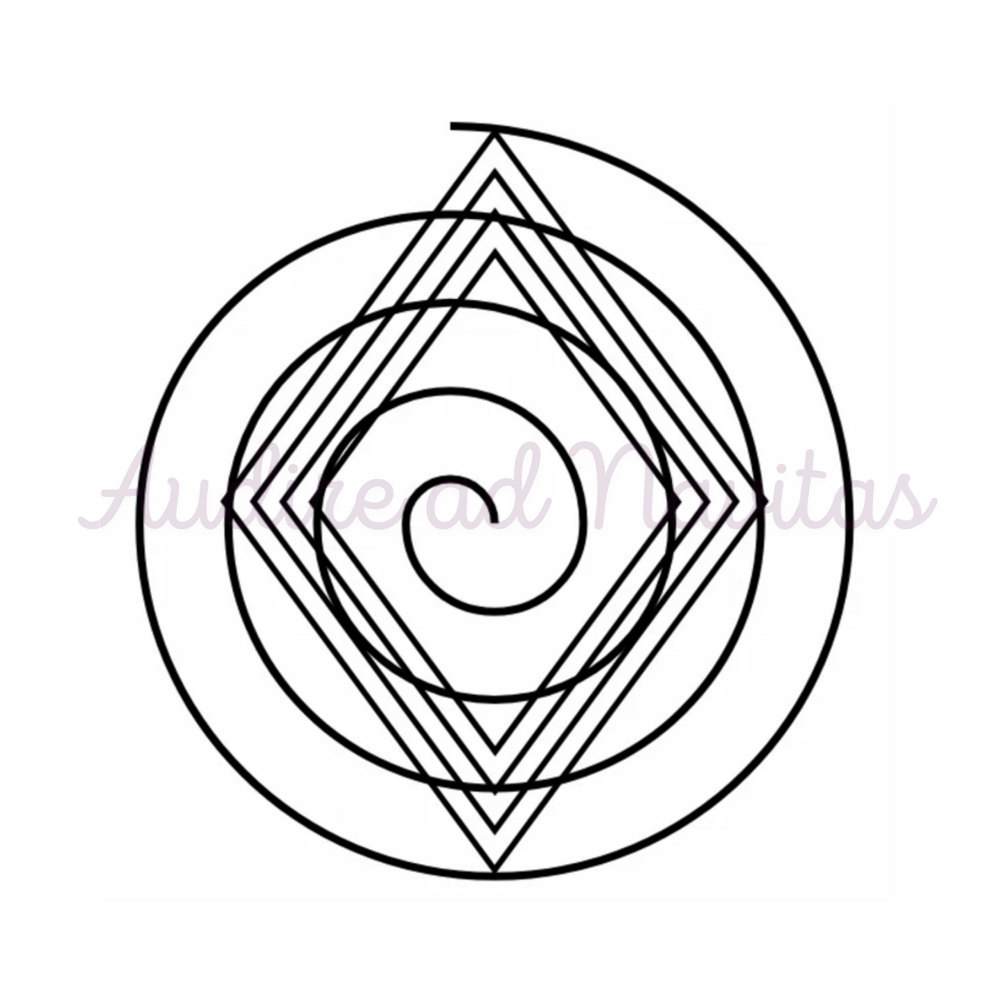 Diagrama de Ascensión Espiritual: ESPIRAL CÓSMICA II