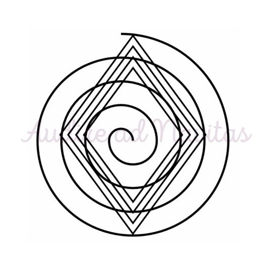 Diagrama de Ascensión Espiritual: ESPIRAL CÓSMICA II