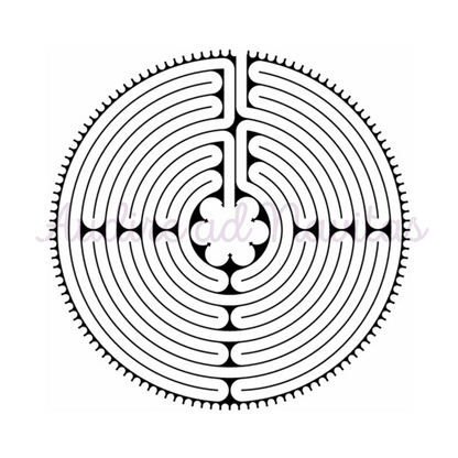 Diagrama de Ascensión Espiritual: LABERINTO DE CHARTRES